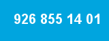 926 855 14 01 926 855 14 01